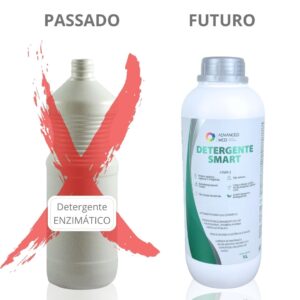 Diferente dos detergentes enzimáticos, que deixam resíduos químicos persistentes, o DETERGENTE HOSPITALAR SMART garante uma limpeza profunda, sem resíduos e com um diferencial único: restaura o brilho e preserva a integridade dos instrumentais. Com sua fórmula neutra e super concentrada, ele oferece segurança, eficiência e praticidade em um único produto. A ciência avança, e a limpeza hospitalar precisa acompanhar essa evolução!